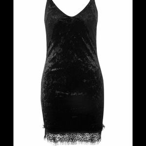 Topshop body con black dress